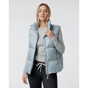 Vuori | Hillside Down Vest Large Chalk Blue Winter Cozy